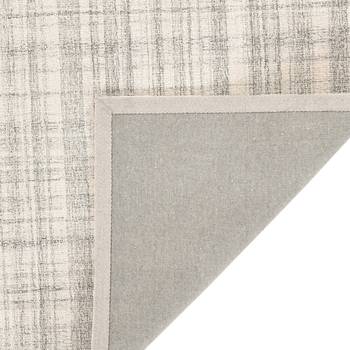 Saraswati global classic plaid handcrafted wool rug, area rug, anti-skid & anti slip backing carpet (7.6x9.6 feet). 5