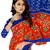Red Colour Cotton Silk Bagru Print Saree