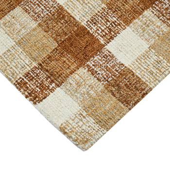 Saraswati global handmade rug, wool rug, area rug, ideal for bedroom, living room, anti slip baking carpet (2x3 feet). 5