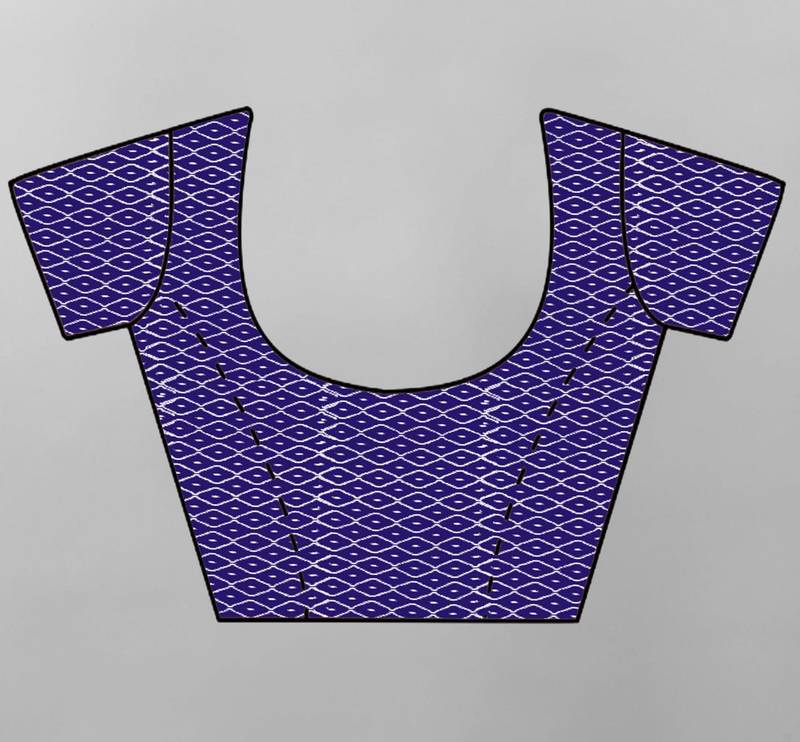 Green Colour Soft Cotton Block Print Saree