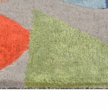 Saraswati global handmade wool carpet for living room  rugs for home and bedroom, anti-slip backing rug (5x8 feet). 2