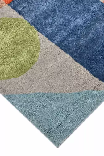Saraswati global handmade wool carpet for living room  rugs for home and bedroom, anti-slip backing rug (5x8 feet).