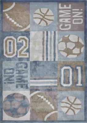 Saraswati global hand-tufted rug, wool area rug for kids room, dining areas rug, anti-slip backing carpet(5x8 feet). 1