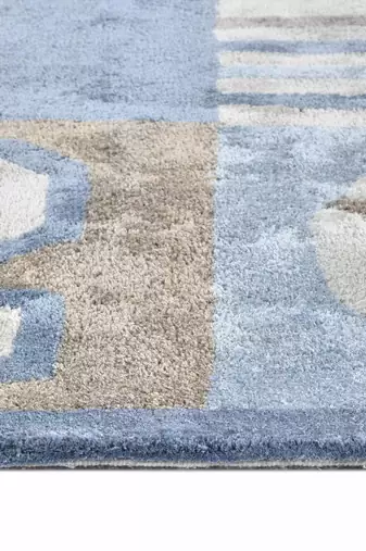 Saraswati global hand-tufted rug, wool area rug for kids room, dining areas rug, anti-slip backing carpet(5x8 feet).