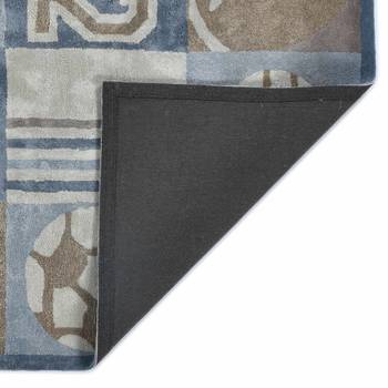 Saraswati global hand-tufted rug, wool area rug for kids room, dining areas rug, anti-slip backing carpet(5x8 feet). 3