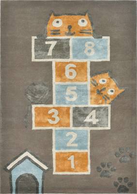 Saraswati global handmade wool carpet for living room  rugs for home and bedroom, anti-slip backing rug (5x8 feet). 1
