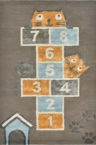 Saraswati global handmade wool carpet for living room  rugs for home and bedroom, anti-slip backing rug (5x8 feet).