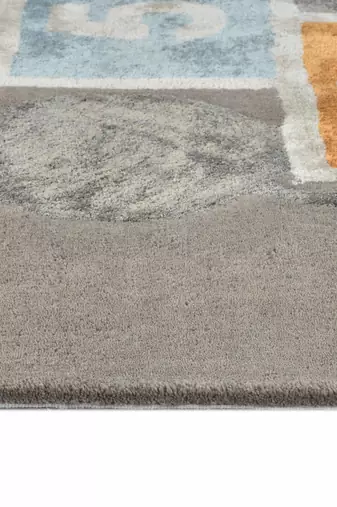 Saraswati global handmade wool carpet for living room  rugs for home and bedroom, anti-slip backing rug (5x8 feet).