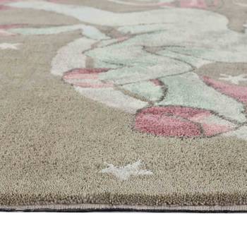 Saraswati global handmade wool carpet for living room  rugs for home and bedroom, anti-slip backing rug (5x8 feet). 2