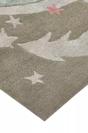 Saraswati global handmade wool carpet for living room  rugs for home and bedroom, anti-slip backing rug (5x8 feet).
