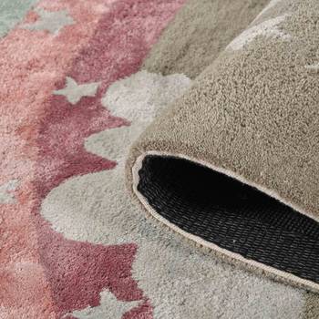 Saraswati global handmade wool carpet for living room  rugs for home and bedroom, anti-slip backing rug (5x8 feet). 5