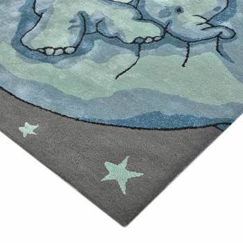 Saraswati global hand-tufted rug, wool area rug, best for kids room, premium rug, anti-slip backing carpet(5x8 feet). 4