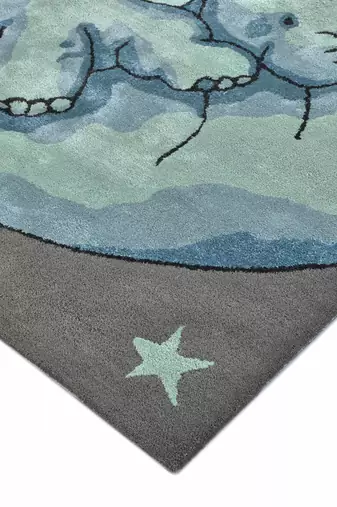 Saraswati global hand-tufted rug, wool area rug, best for kids room, premium rug, anti-slip backing carpet(5x8 feet).