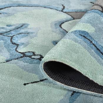 Saraswati global hand-tufted rug, wool area rug, best for kids room, premium rug, anti-slip backing carpet(5x8 feet). 5