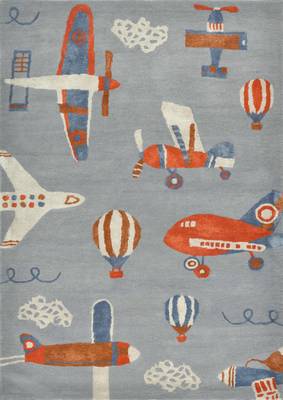 Saraswati global hand-tufted rug, wool area rug for kids room, dining areas rug, anti-slip backing carpet(5x8 feet). 1