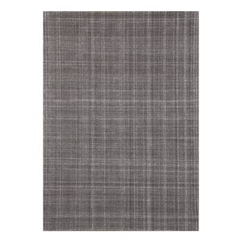 Saraswati global classic plaid handcrafted wool rug, area rug, anti-skid & anti slip backing carpet (7.6x9.6 feet). 2