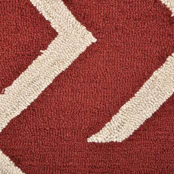 Saraswati global handmade wool rug, geometric area rug, anti-slip & anti-skid backing carpet (10x10 feet). 5