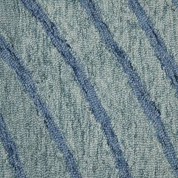Saraswati global handmade wool rug, canyan collection round area rug, anti-slip & anti-skid backing carpet (6x6 feet). 4