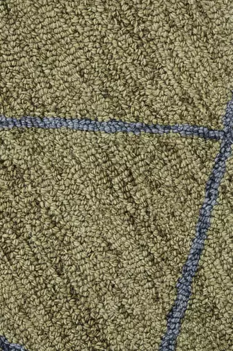 global hand-tufted wool rug, luxury rug, round shape area rug, anti-slip backing carpet (6x6).