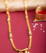 Traditional Vaati Mangalsutra     Long Gold-Plated Design