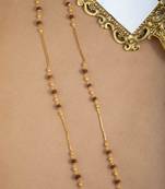 Rudraksha Chain with Gold Beads