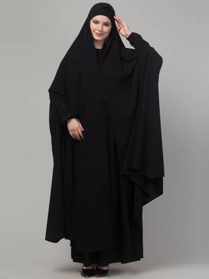 Black Nida Abaya for Women 1