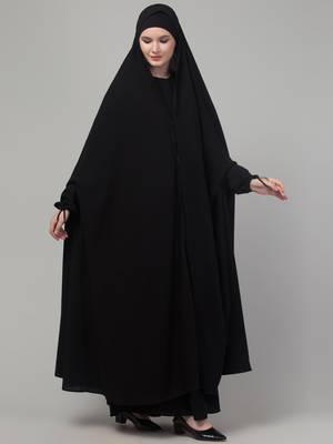 Black Nida Abaya for Women 4