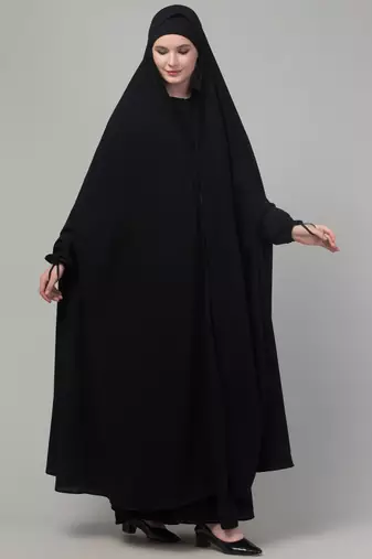 Black Nida Abaya for Women