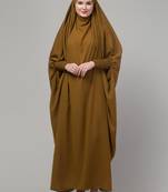 Mustard head to toe free size jilbab abaya