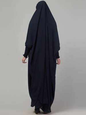Black Nida Plain Jibab 2
