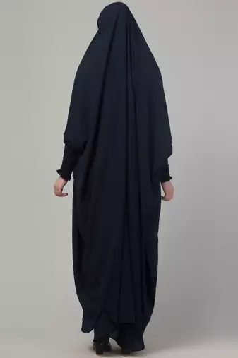 Black Nida Plain Jibab