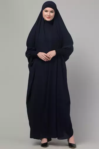 Black Nida Plain Jibab