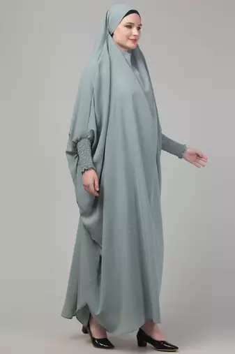 Sage head to toe free size jilbab abaya