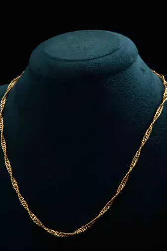 Gold-Plated Designer Chain