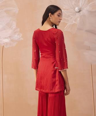 Rouge sharara set 3