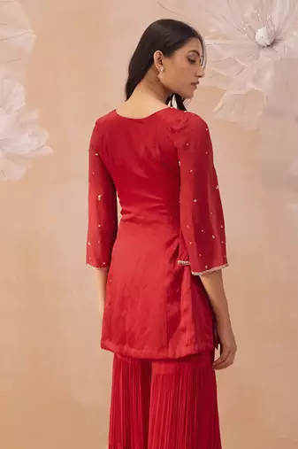 Rouge sharara set