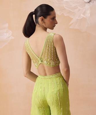 Lime pearl pant set 4