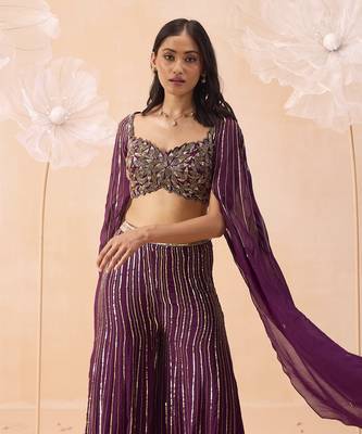 Wine pant set 2