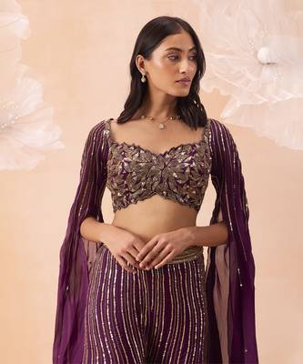 Wine pant set 3