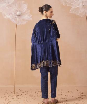 Cobalt blue suit set 4