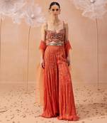 Candy orange pant set