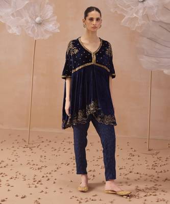 Cobalt blue suit set 5
