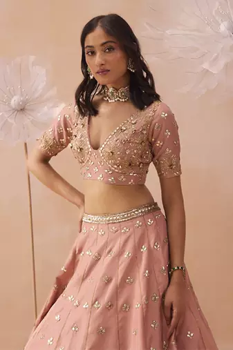 Blush Lehenga Set