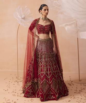 Leaf Lehenga Set 1