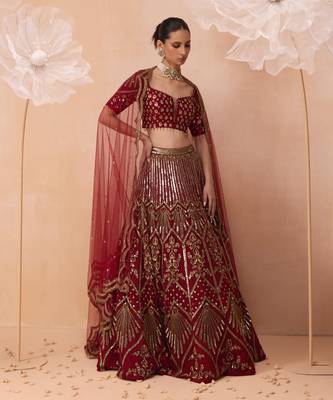 Leaf Lehenga Set 2