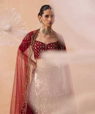 Leaf Lehenga Set 4