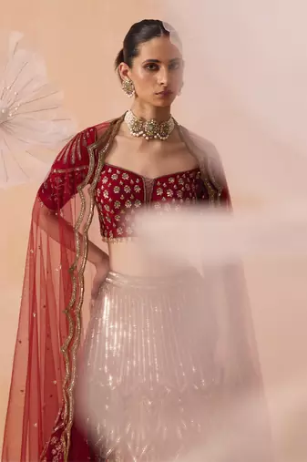Leaf Lehenga Set