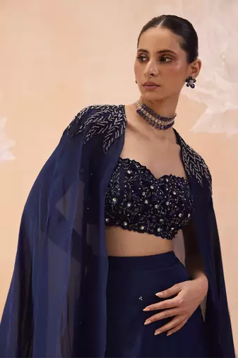 Blue Cape Lehanga Set