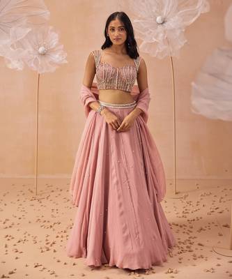 Nudo Pink Lehanga Set 1