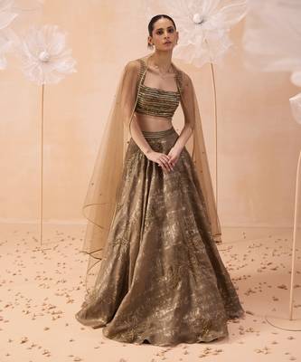 Gold Glory Lehanga Set 1